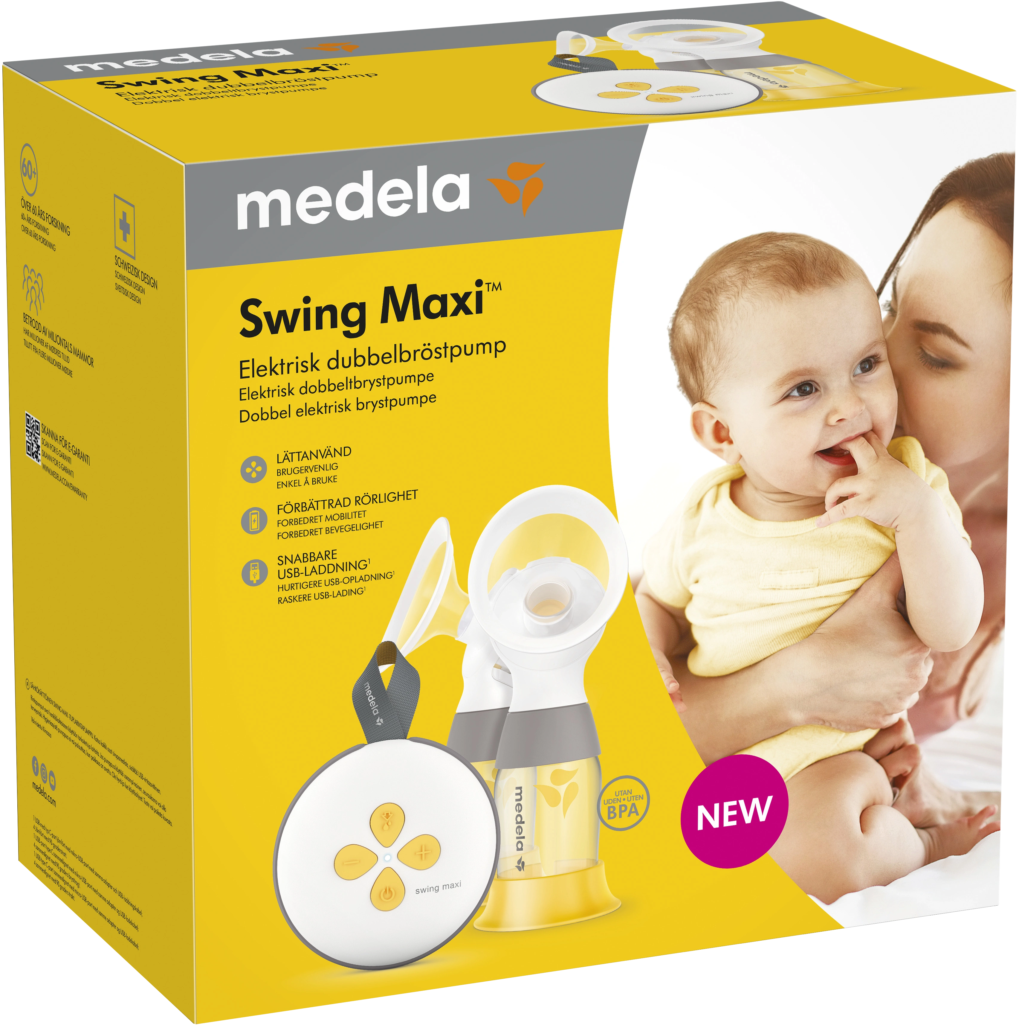 Medela Swing Maxi Elektrisk Dubbelbröstpump - Bröstpumpar