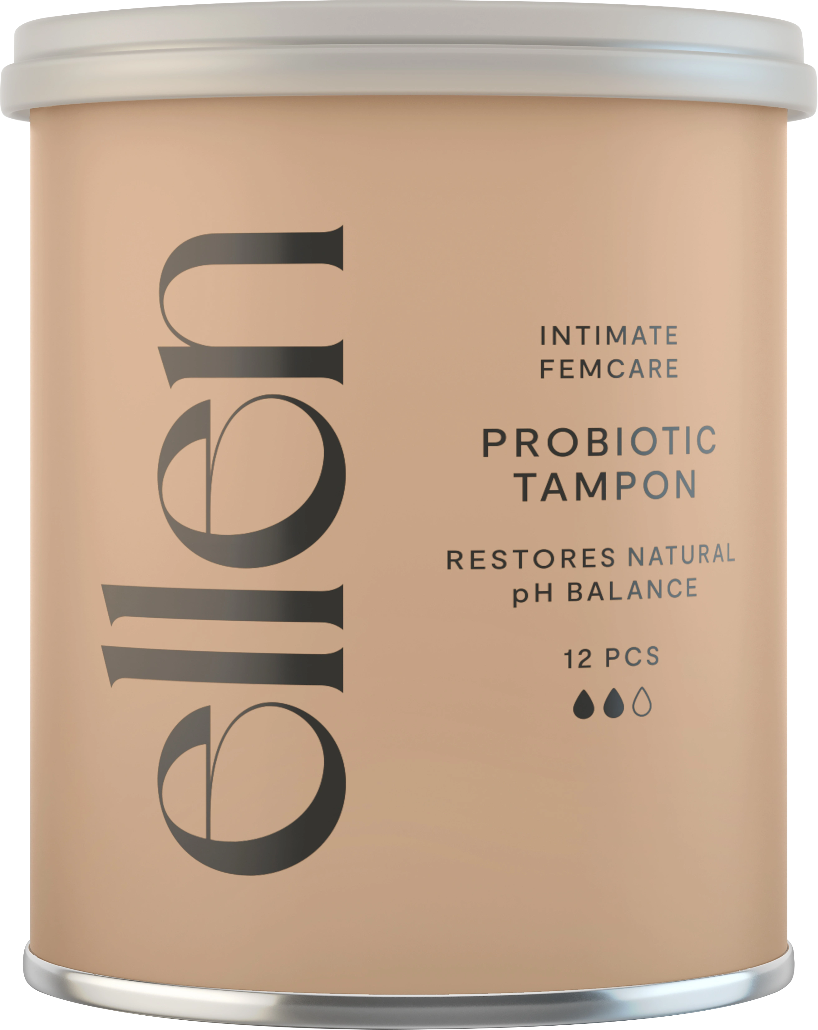ellen Probiotic Tampon Medium 12 st - Ellen Tamponger