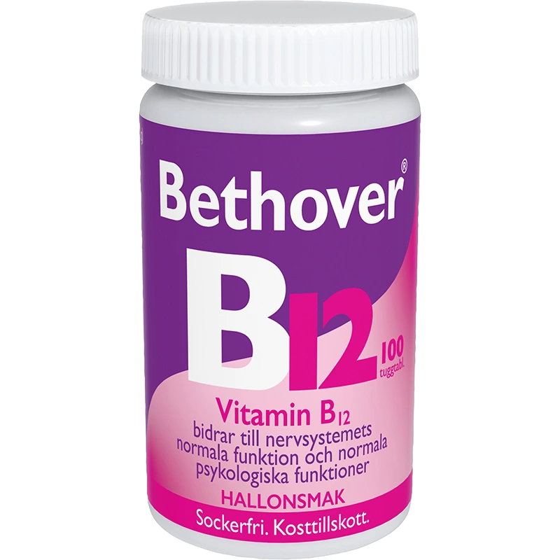 Bethover B12 sugtabletter 100 st - B-vitamin