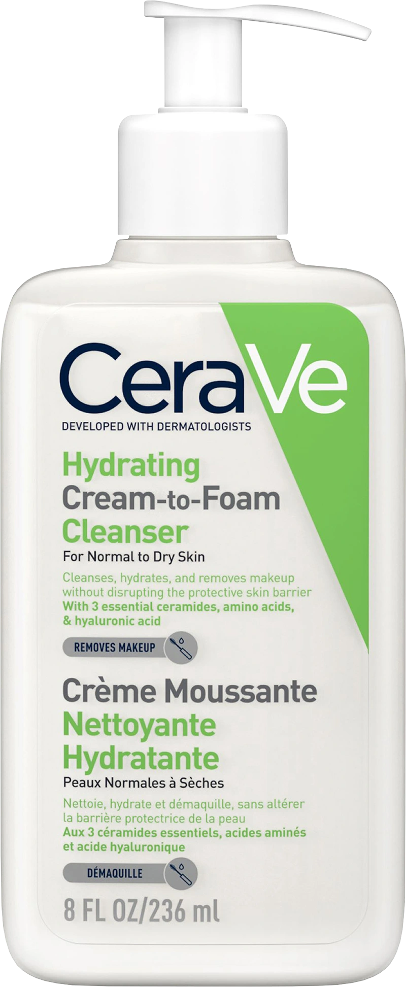 CeraVe Cream to foam cleanser 236 ml - Ansiktsrengöring