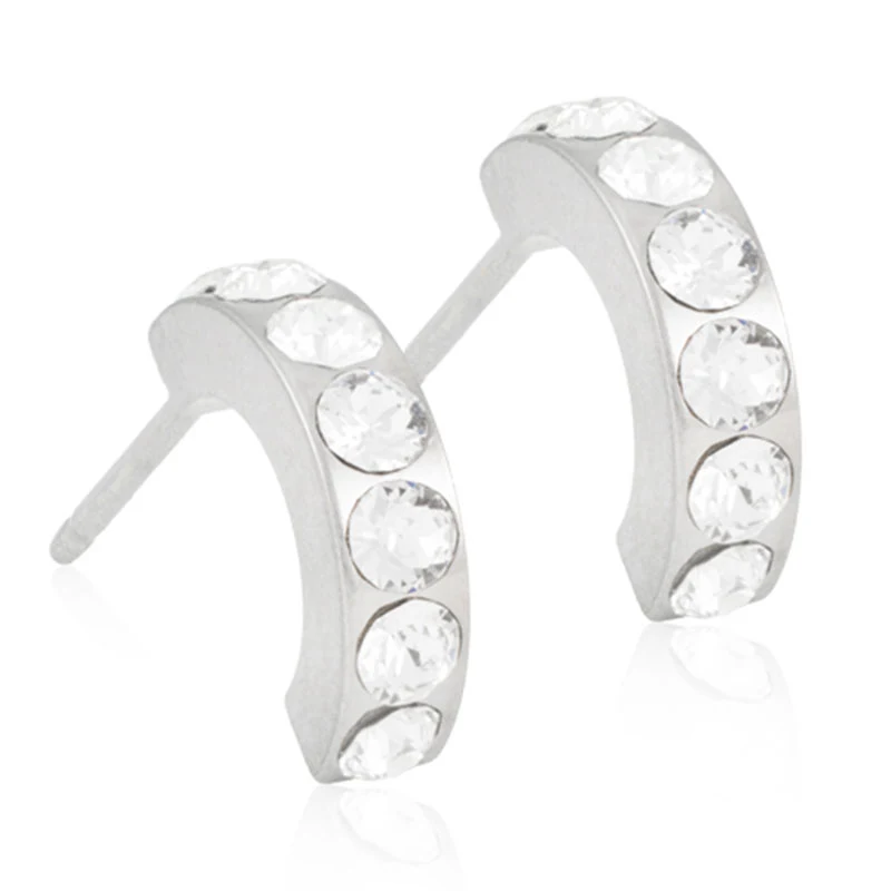 Blomdahl Örhängen Pendant Brilliance Curved Crystal - Örhängen