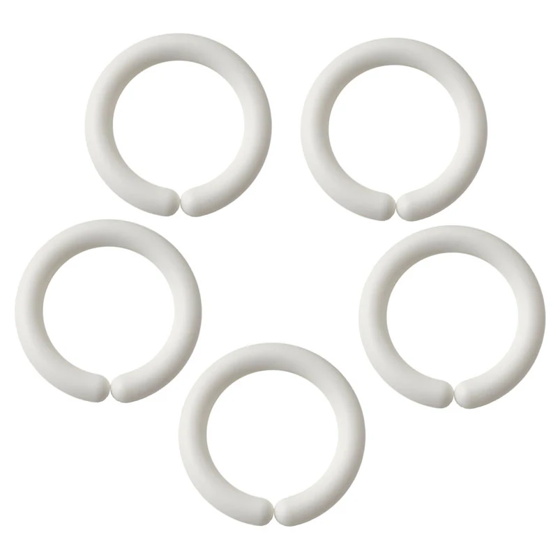 AddBaby Barnvagnsringar 5-pack Vit - Barnvagnstillbehör