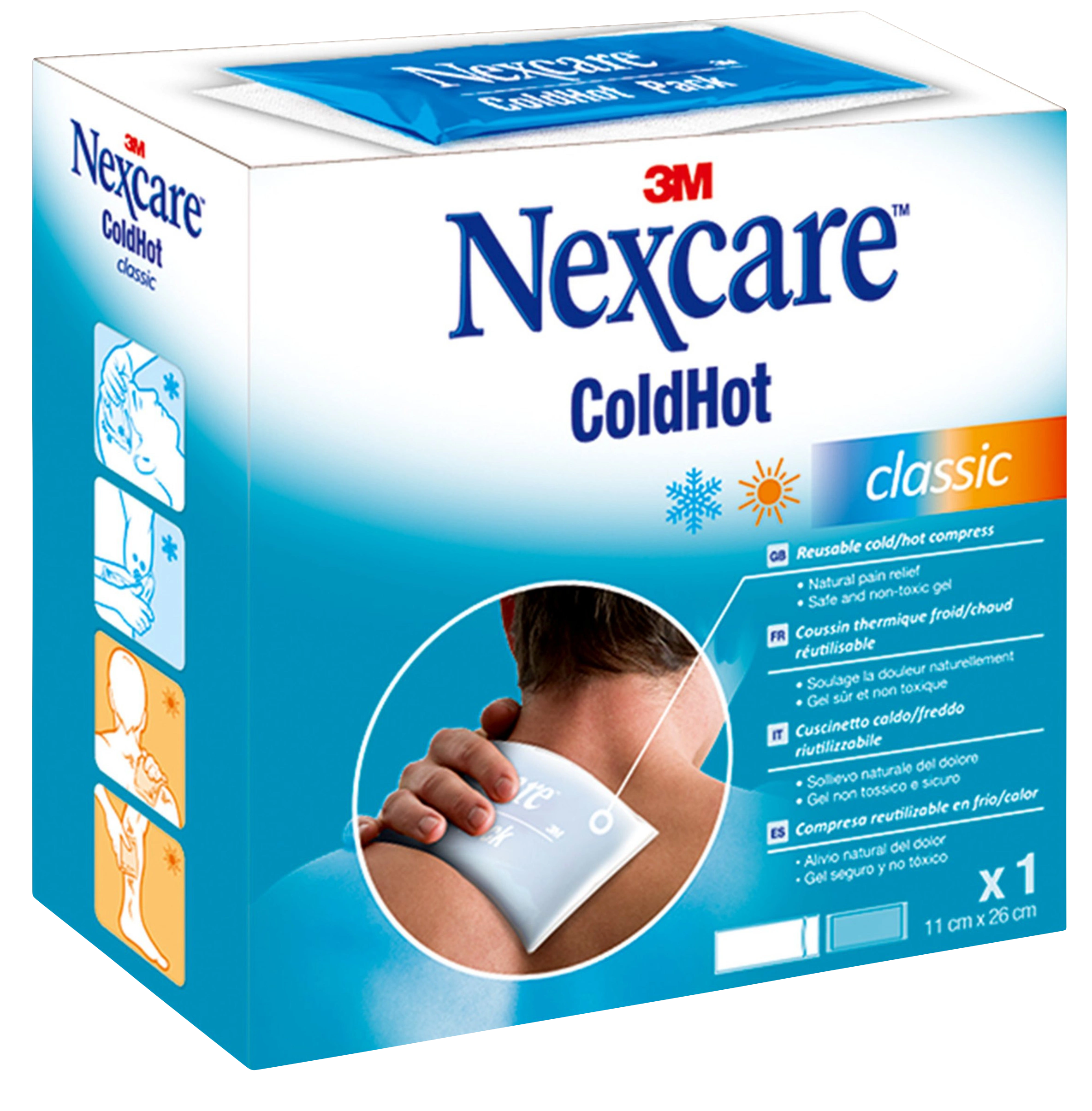 Nexcare ColdHot Geldyna Classic 26 x 11 cm - Mensvärk