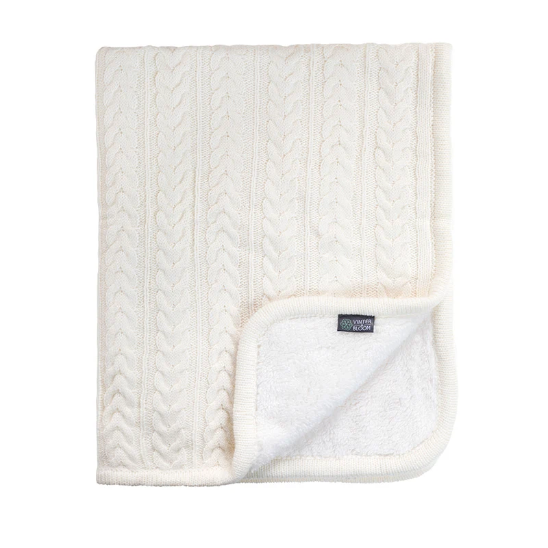 Vinter & Bloom Filt Cuddly Ivory - Babyfiltar