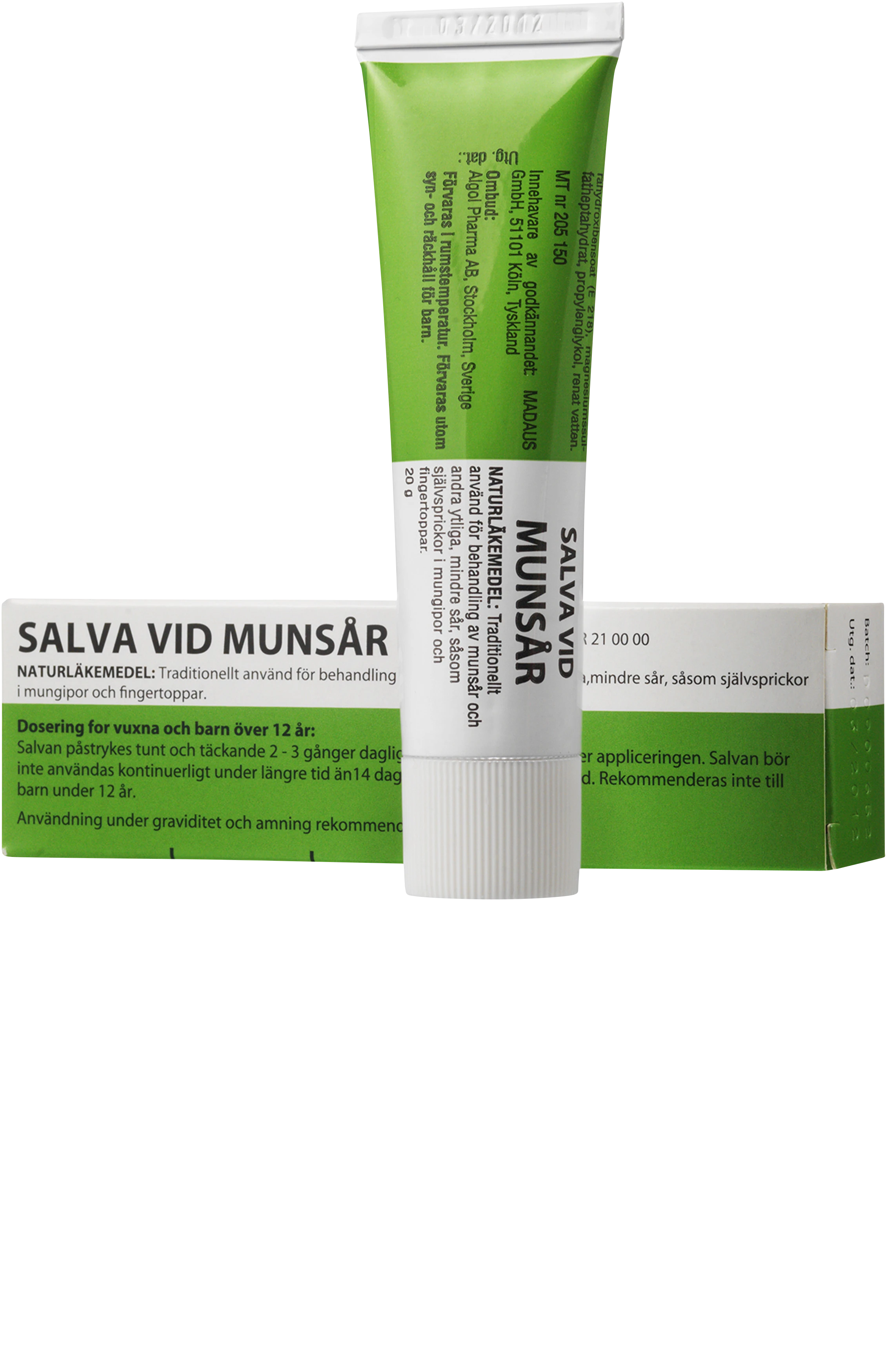 Salva vid munsår 20 g - Munsår