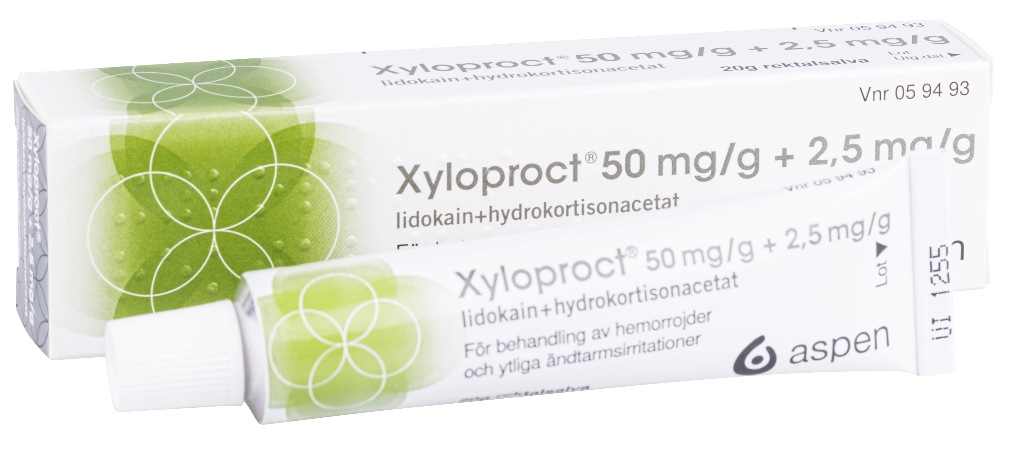 Xyloproct rektalsalva 20 g - Hemorrojder
