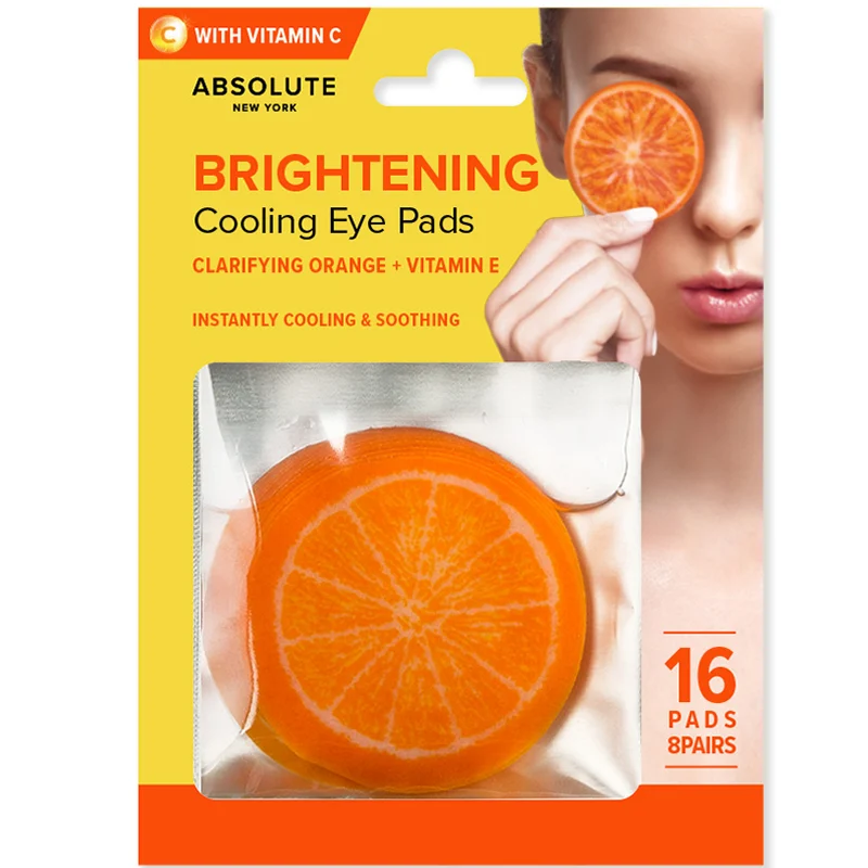 Absolute New York Brightening Eye Pad Orange 16 st