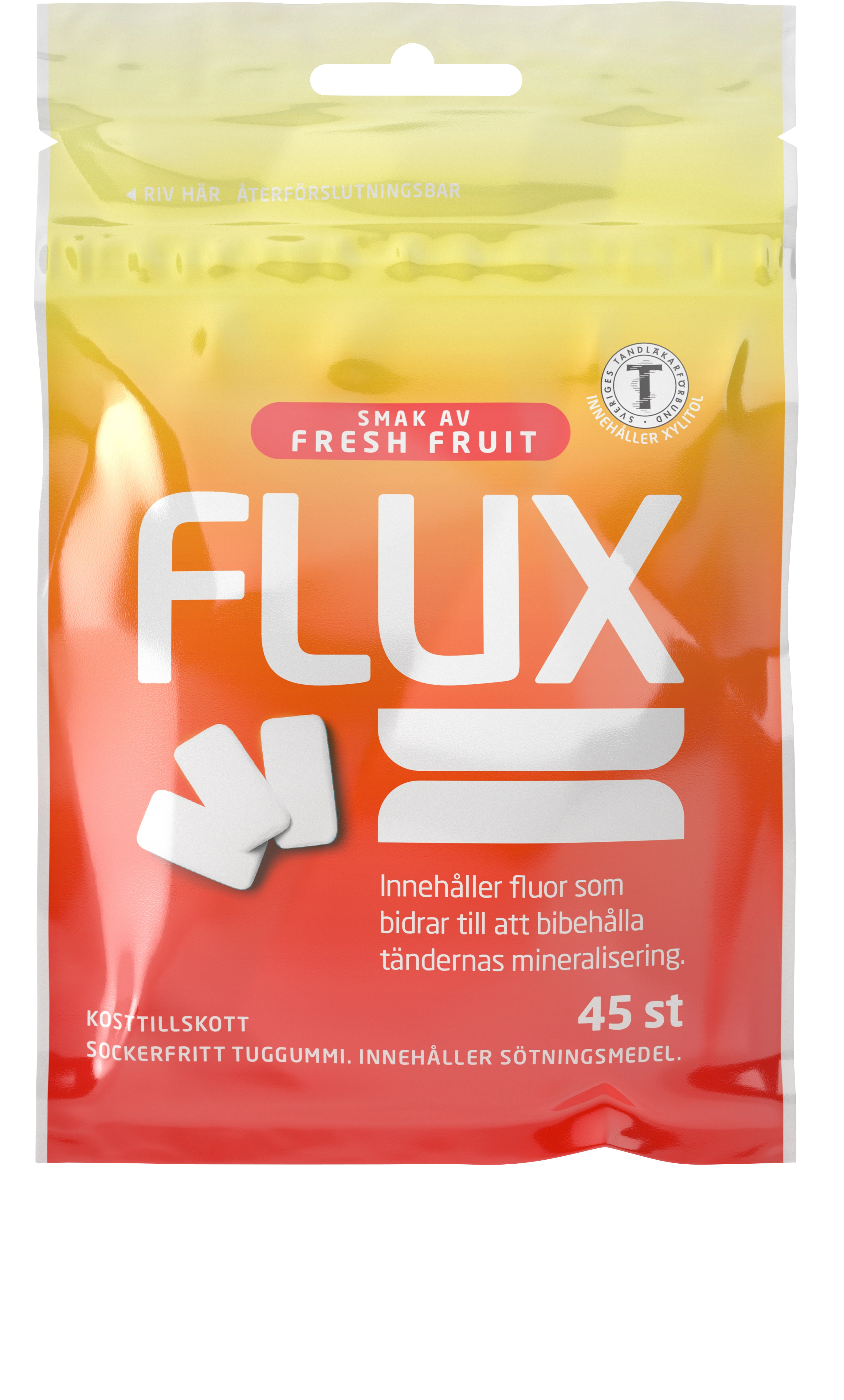 Flux tuggummi Fresh Fruit - Tuggummi