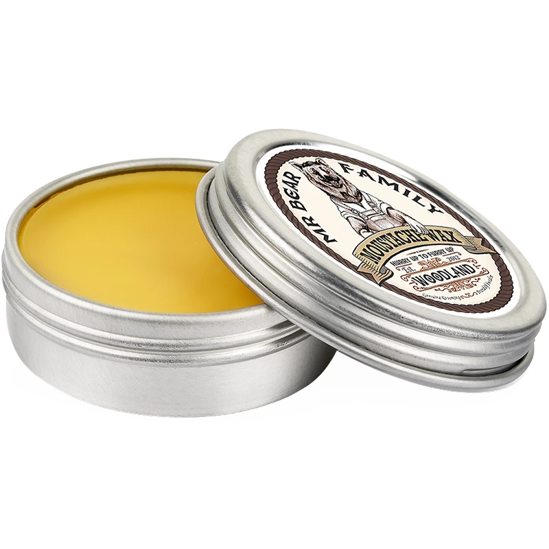 Mr Bear Family Moustache Wax Woodland 30 ml - Skäggolja & mustaschvax