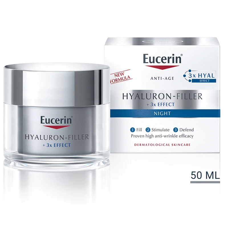 Eucerin Hyaluron-Filler Night Cream 50 ml - Ansiktskräm - nattkräm