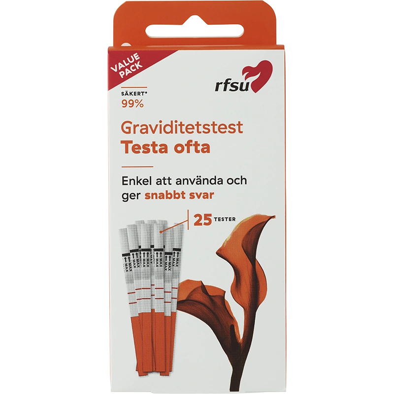 RFSU Graviditetstest teststickor 25-pack - Bli gravid