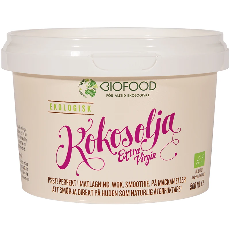 Biofood Kokosolja Extra virgin 500 ml - Kokosolja
