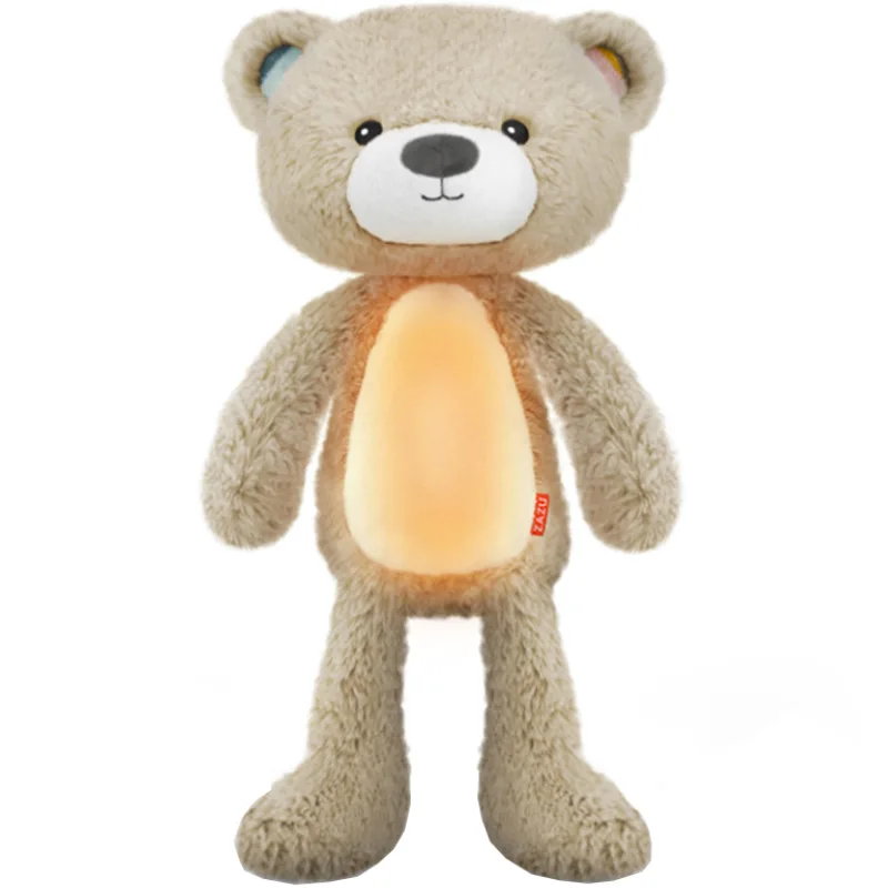 Zazu Brody the Bear Sleeptrainer Taupe - Nattlampa