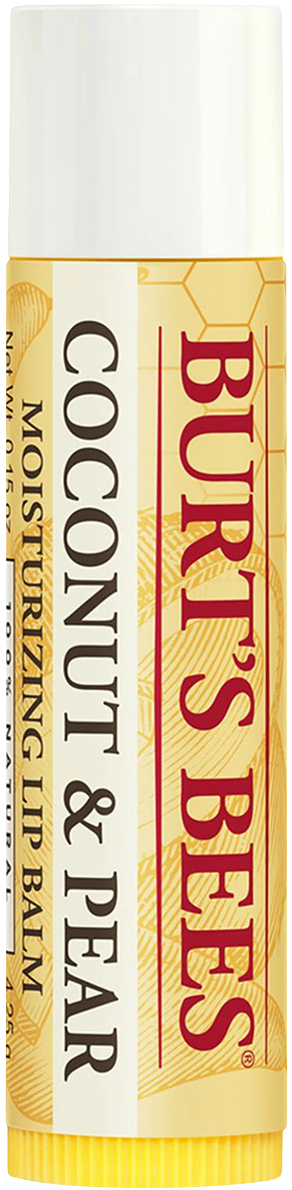 Burt's Bees Coconut & Pear Lip Balm 4,25 g - Läppbalsam