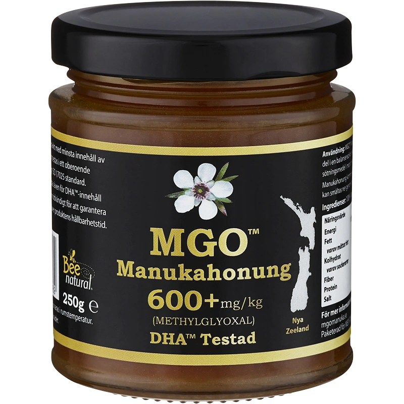 MGO Manukahonung 600+ 250 g - Manukahonung