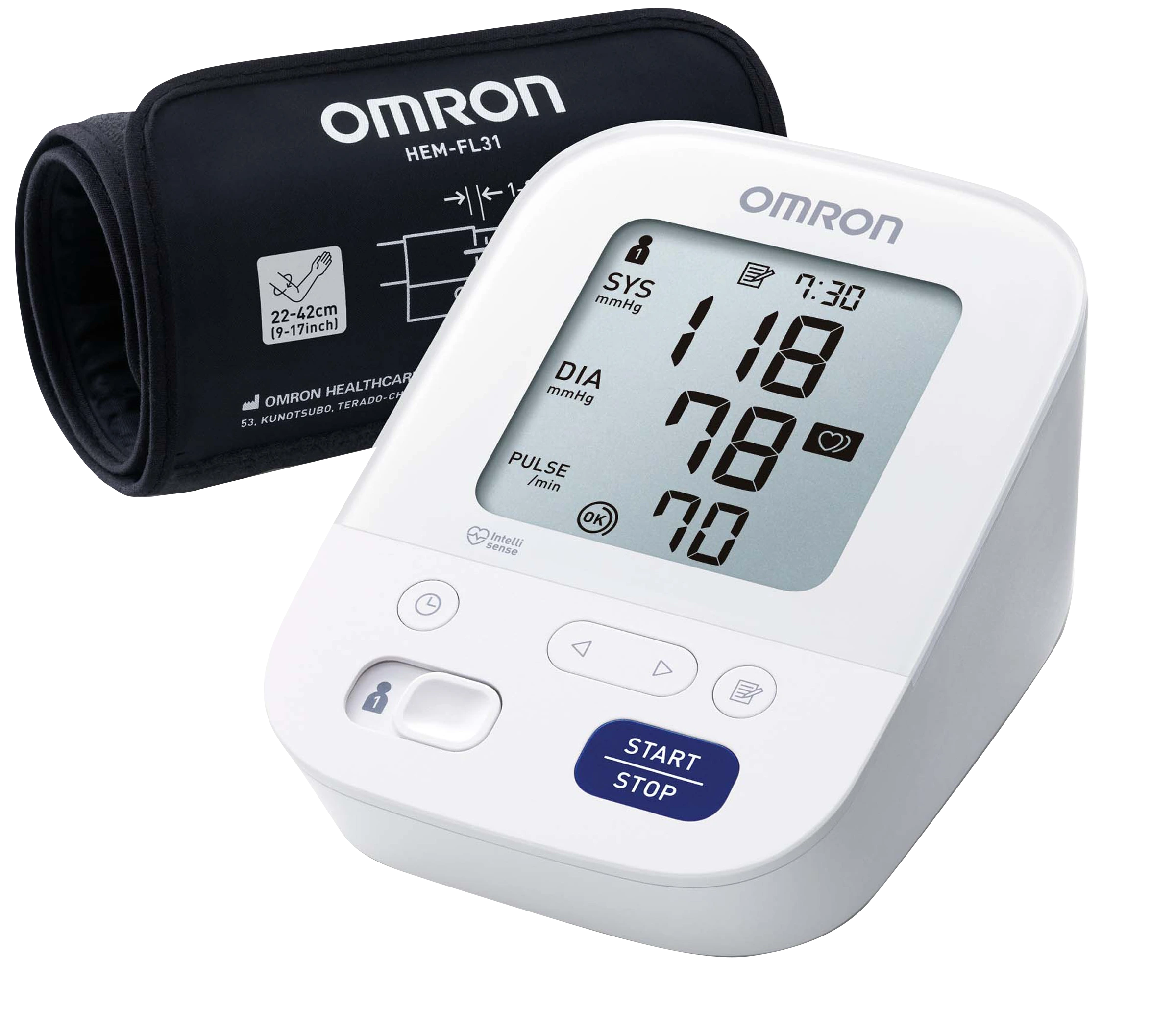 Omron M3 Comfort-2020 Blodtrycksmätare 1st - Blodtrycksmätare