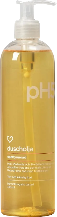 Hjärtats pH5 Duscholja Oparfymerad 400ml - Duscholja