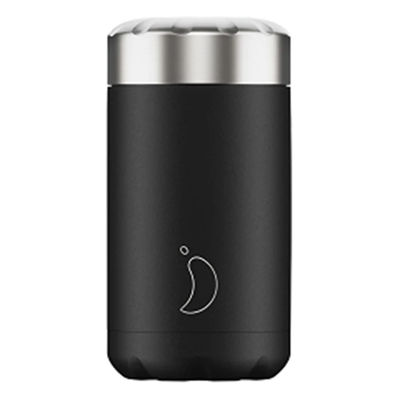 Chilly's Food Pot Monochrome Black 500 ml - Termosar