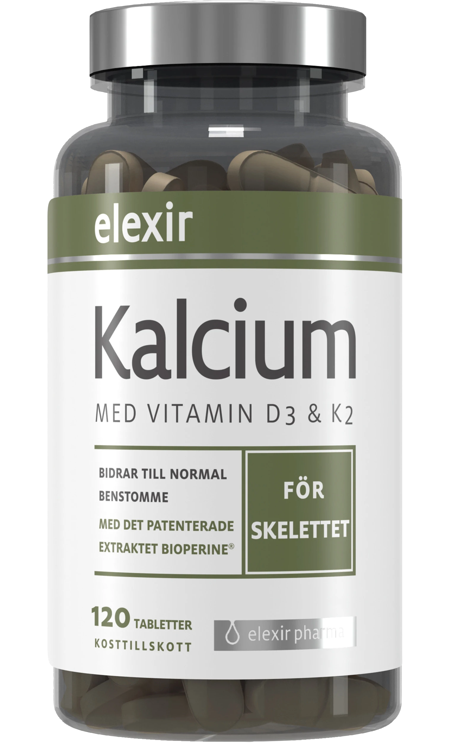 Elexir Kalcium 120 tabletter - Kalcium