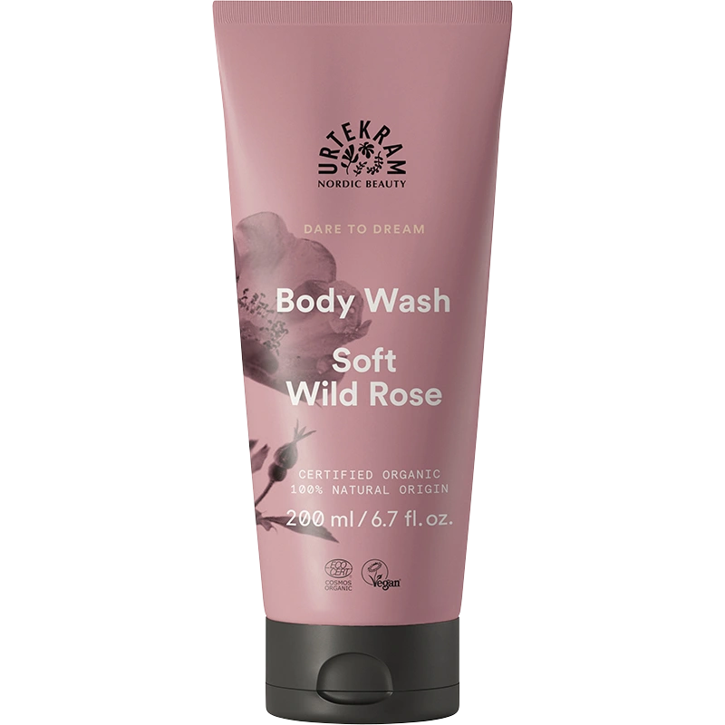 Urtekram Dare To Dream Soft Wild Rose Body Wash 200 ml - Duschkräm & duschtvål