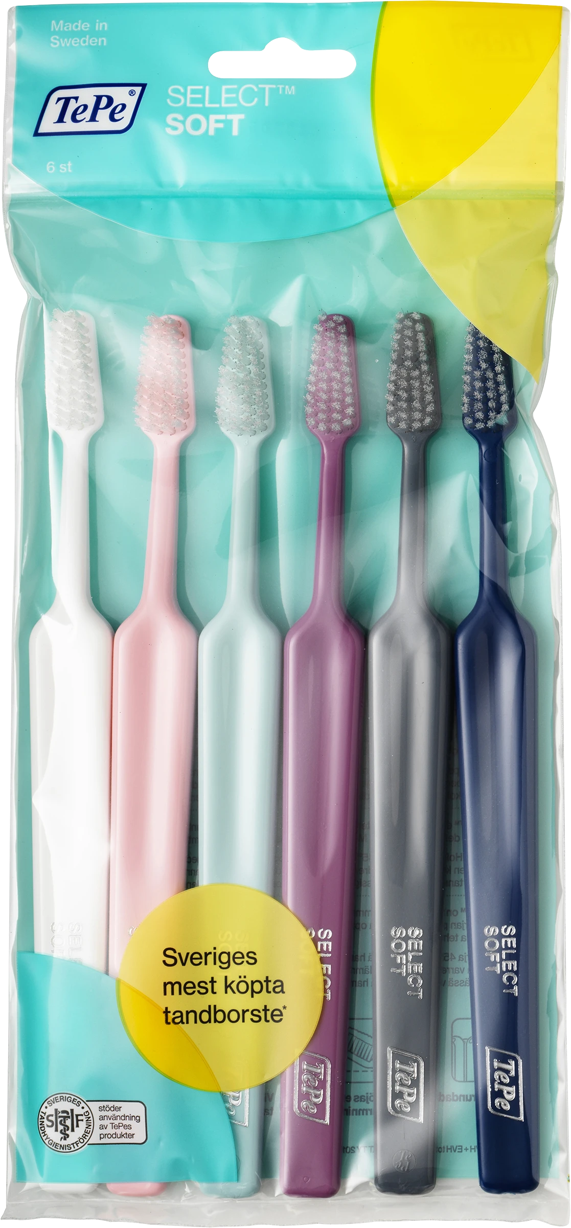 TePe Select Soft tandborste 6 st - Tandborstar