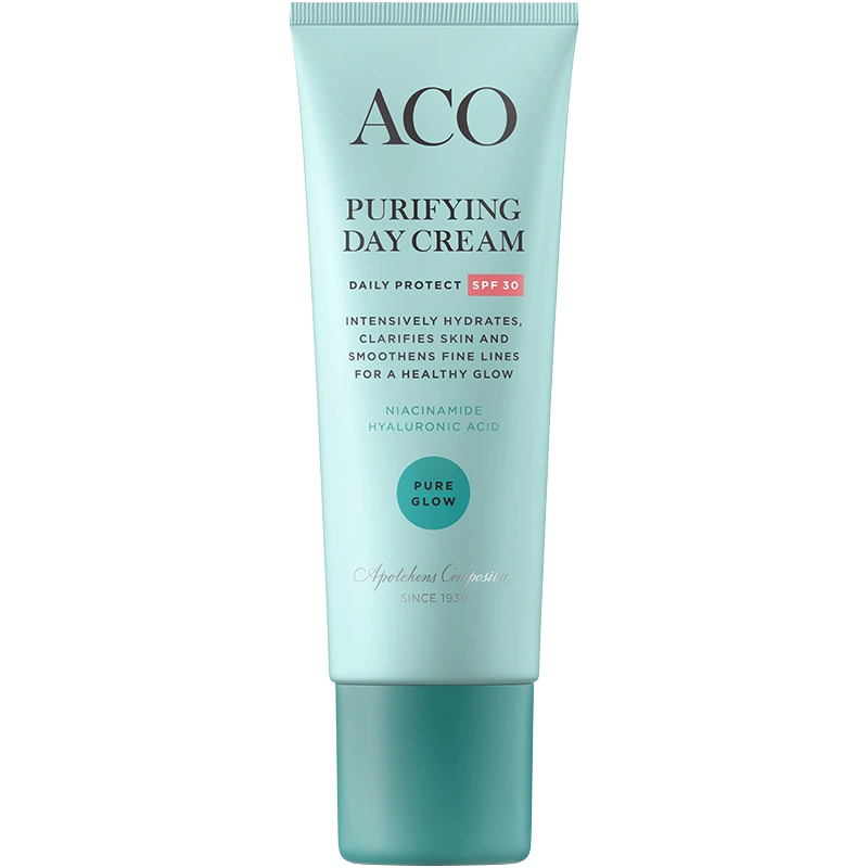 ACO Face Pure Glow Purifying Day Cream SPF30 50 ml - Ansiktskräm - dagkräm