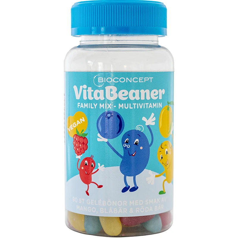 VitaBeaner Multivitamin Family Mix Gelébönor 90 st - Multivitamin