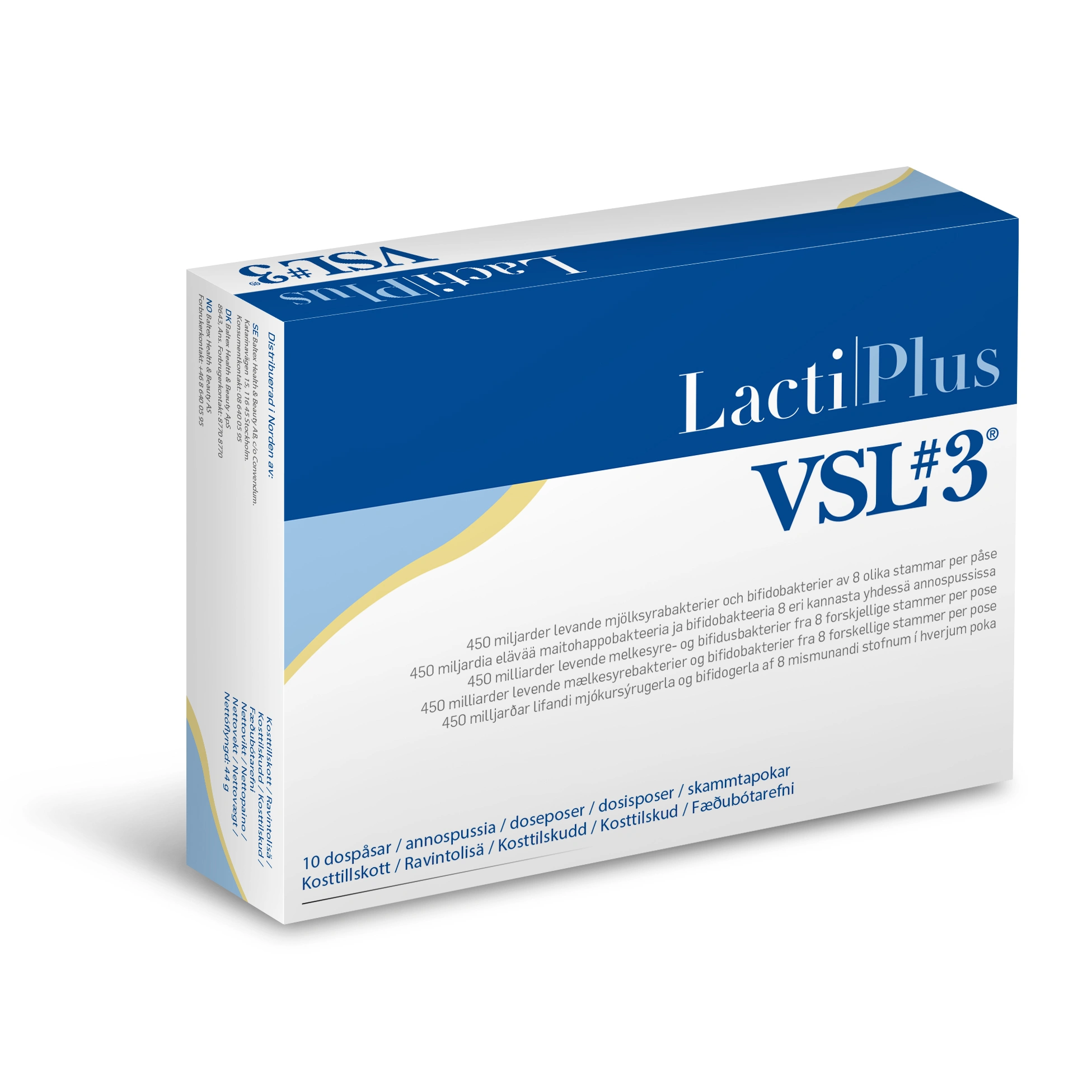 LactiPlus VSL#3 10 st dospåsar - Mjölksyrabakterier