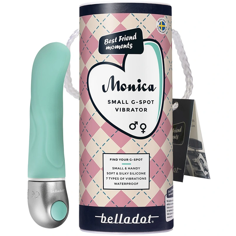 Belladot Monica Small G-Spot Vibrator Green - G-punktsvibratorer