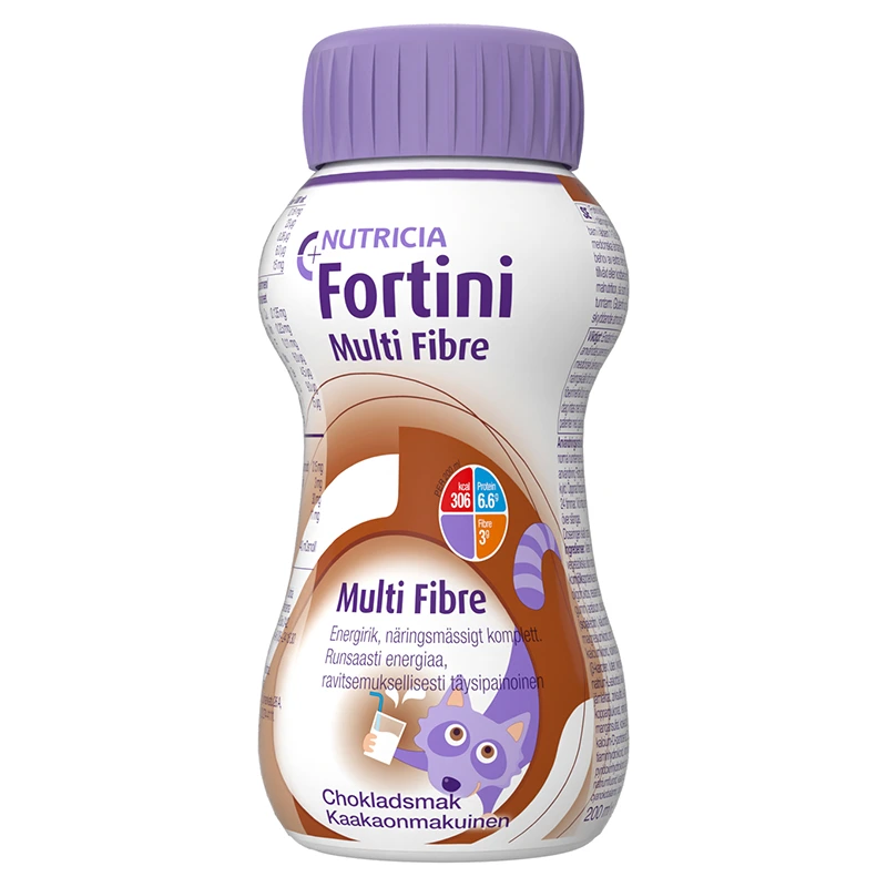 Fortini Multi Fibre Choklad 200 ml - Specialkost för barn