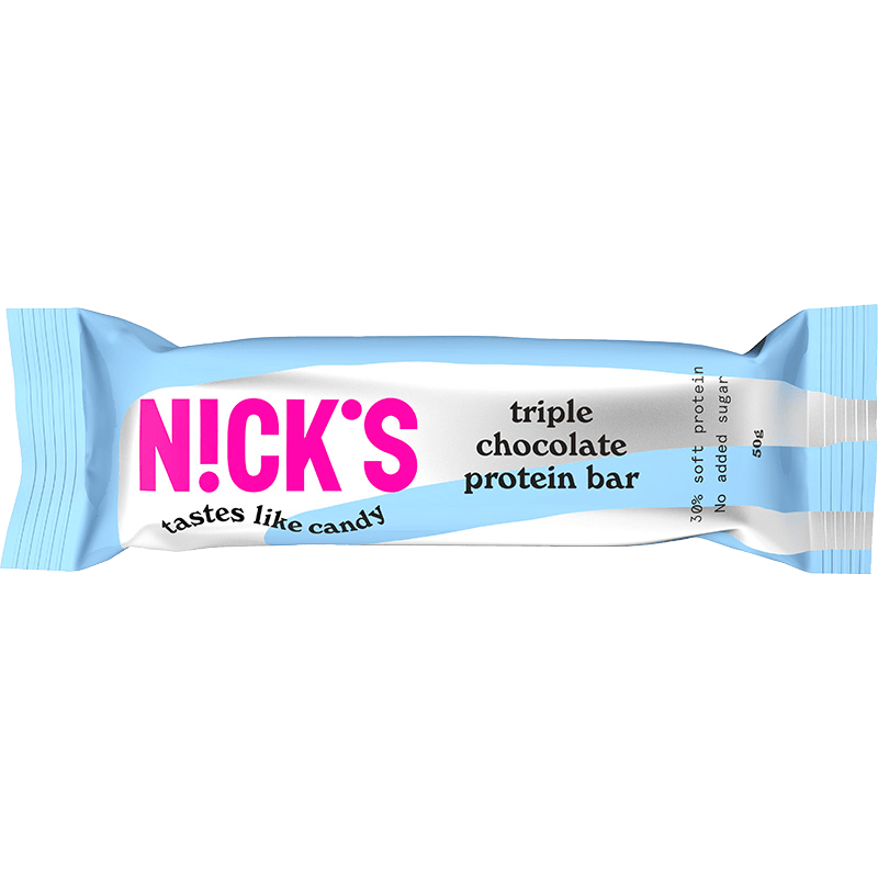 NICK'S Protein Bar Triple Chocolate 50 g - Proteinbars
