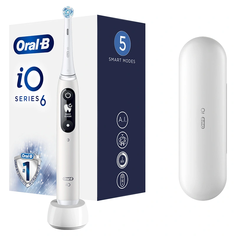 Oral-B Eltandborste iO6 White UC - Eltandborstar