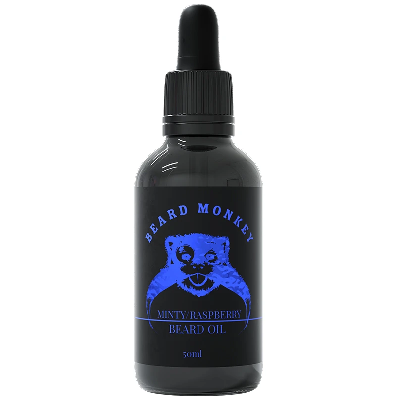 Beard Monkey Minty & Raspberry Beard Oil 50 ml - Skäggolja & mustaschvax