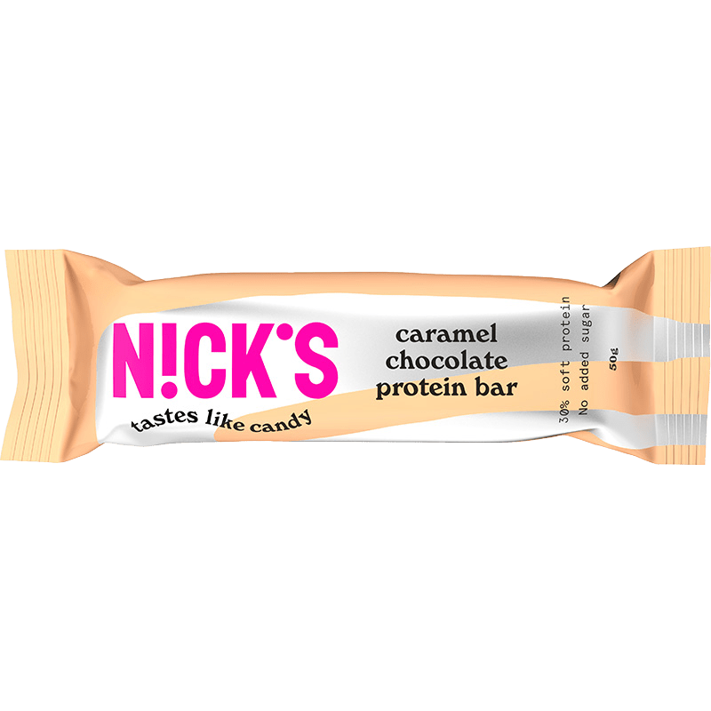 NICK'S Protein Bar Caramel Chocolate - Proteinbars