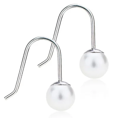 Blomdahl Örhängen Mini Pendant Pearl 6 mm White - Örhängen