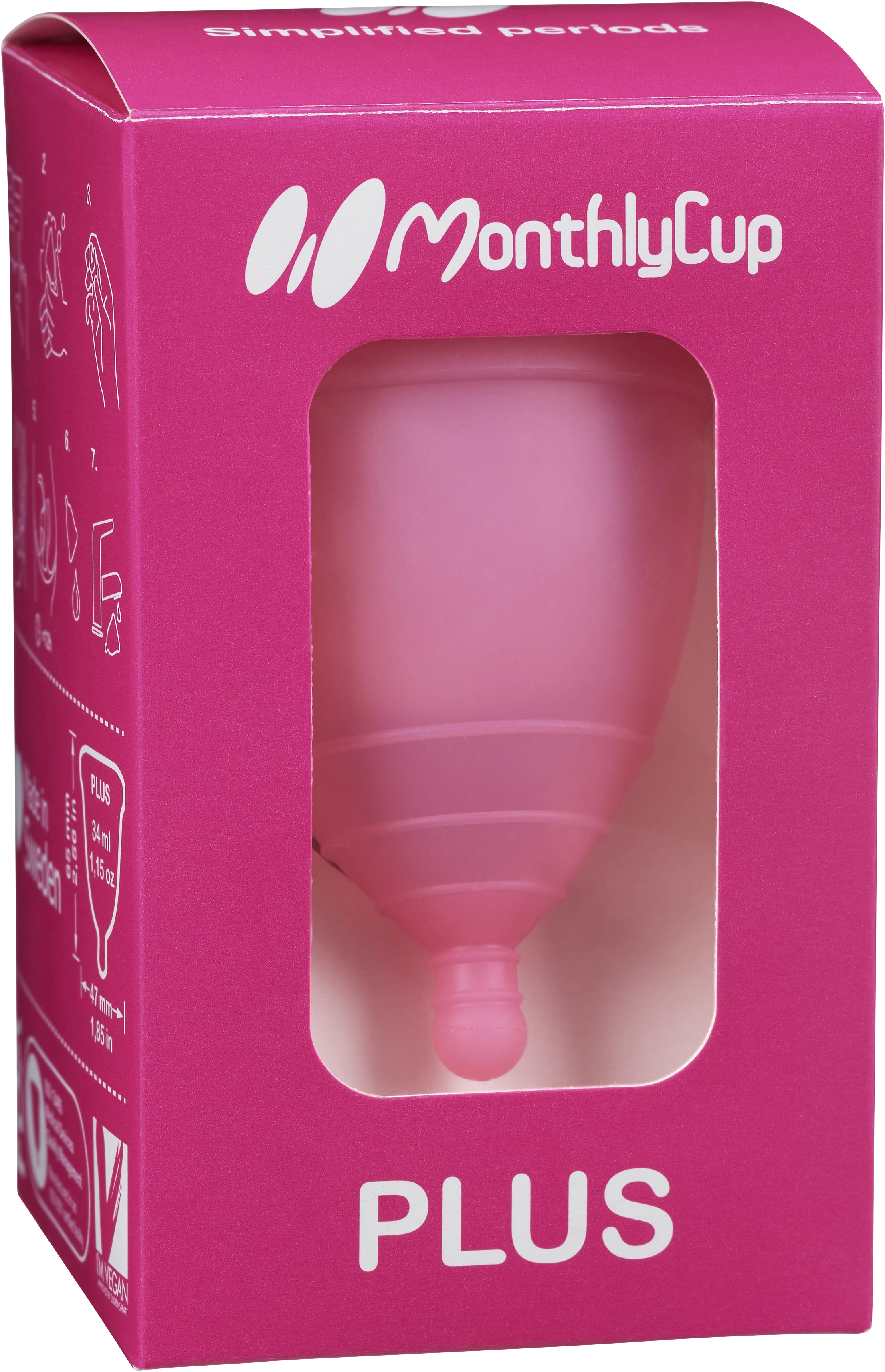 MonthlyCup Menskopp Pink Topaz Plus - Menskopp
