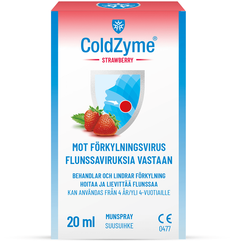 ColdZyme Strawberry 20 ml - Förebygga & lindra förkylning