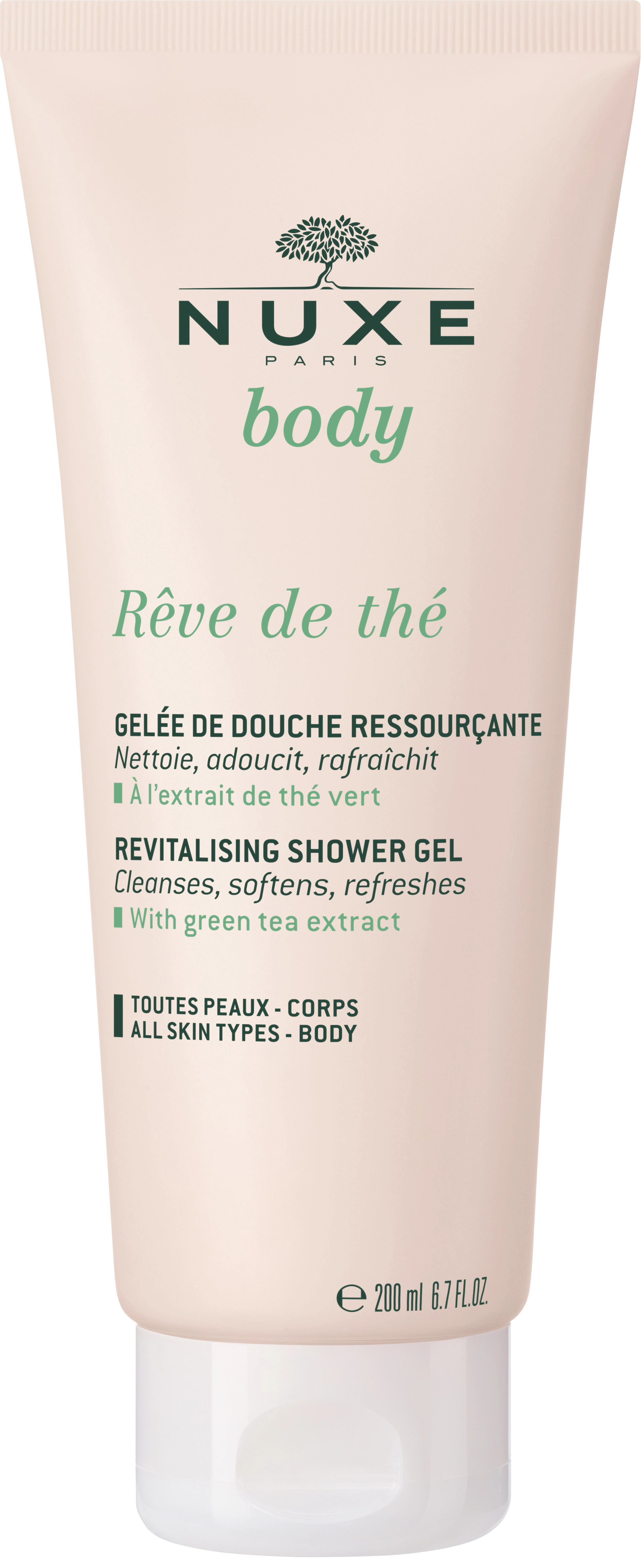 NUXE Body Rêve de Thé Shower Gel 200 ml - Duschkräm & duschtvål