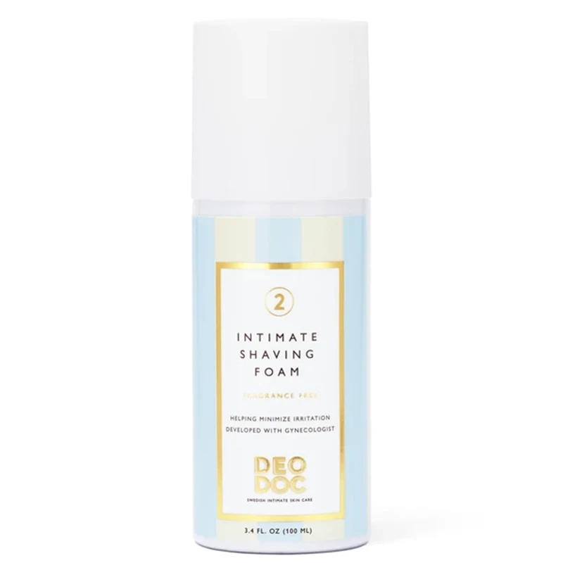 DeoDoc Shaving Foam Fragrance Free 100 ml - Rakgel & aftershave för intimrakning