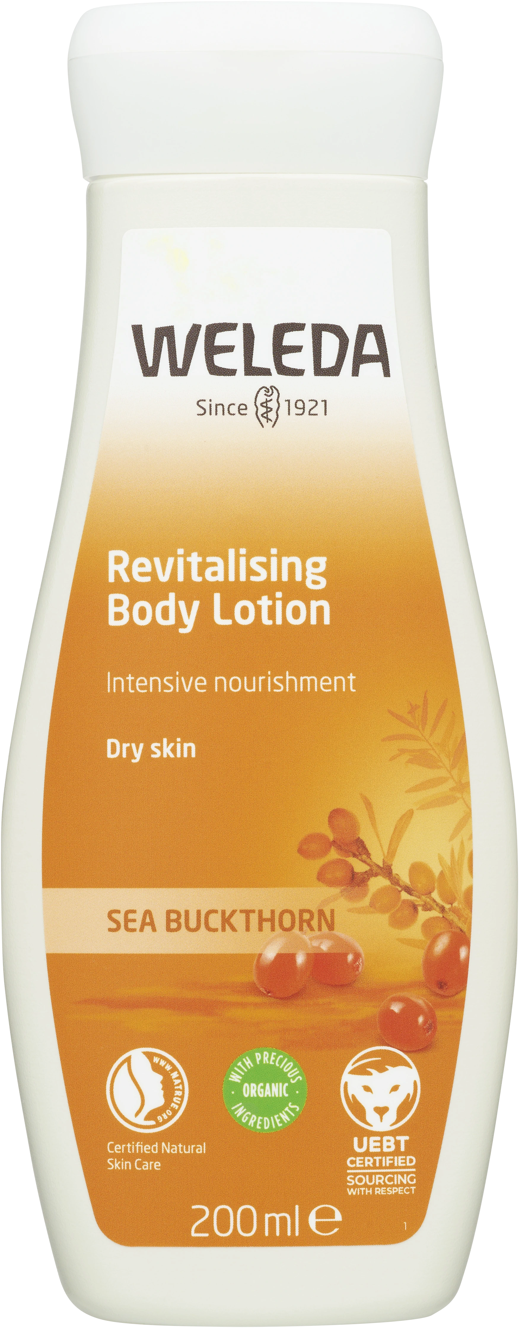 Weleda Sea Buckthorn Revitalising Body Lotion 200 ml - Hudkräm & bodylotion