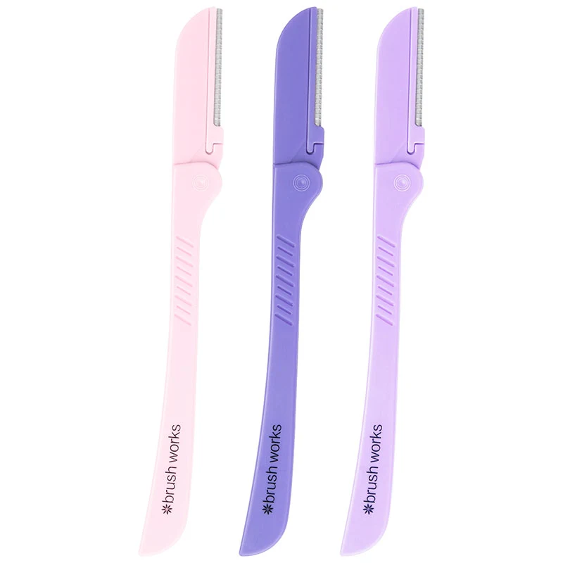Brushworks Precision Eyebrow Razors 3-pack - Pincetter & ögonbrynsverktyg