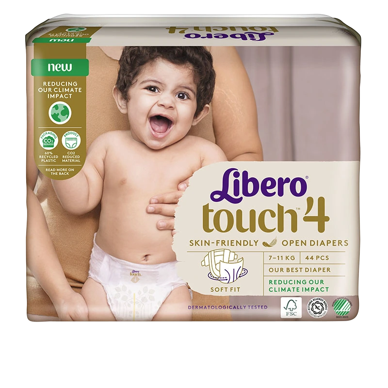 Libero Touch 4 Öppen Blöja 7-11 kg, 44 st - Blöjor