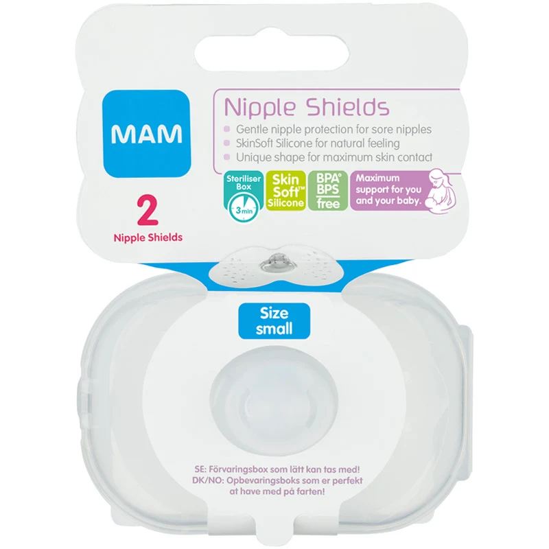 MAM Nipple Shields 1 par S - Amningsnappar & bröstvårtsskydd