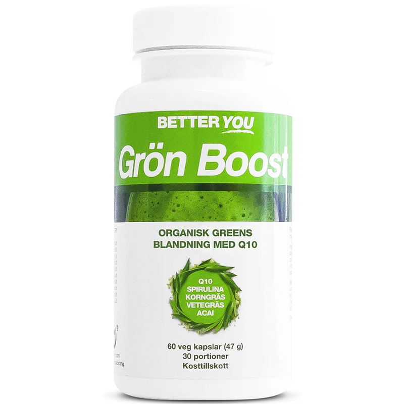 Better You Grön Boost 60 kapslar - Q10