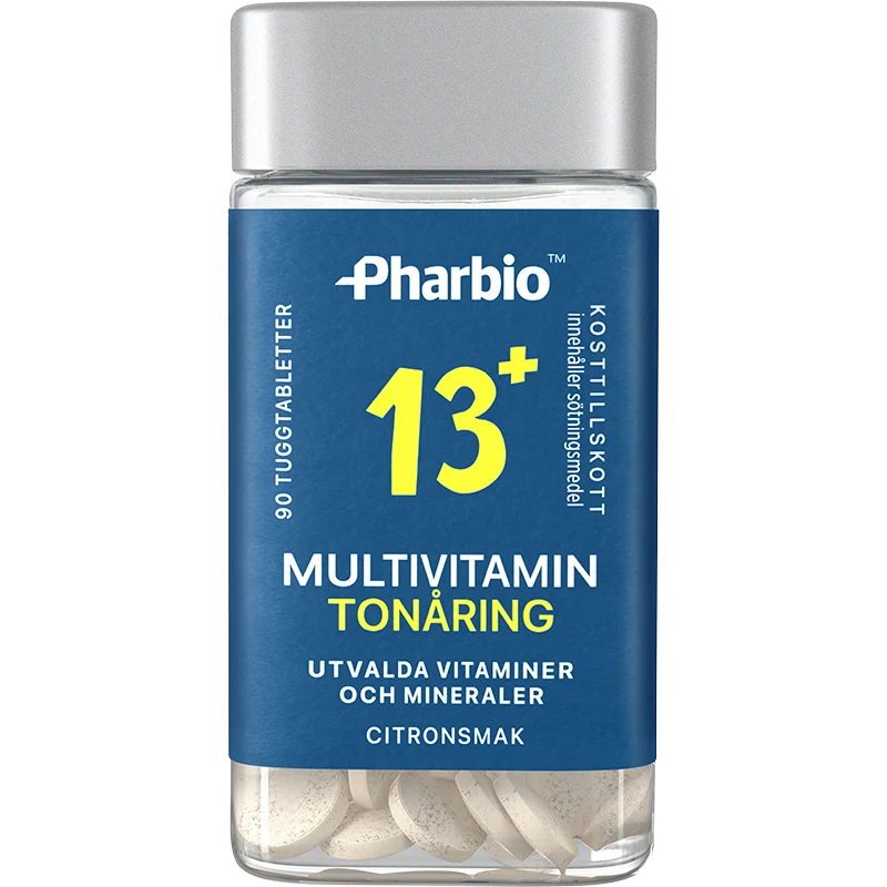 Pharbio Multivitamin Tonåring 90 st - Multivitamin
