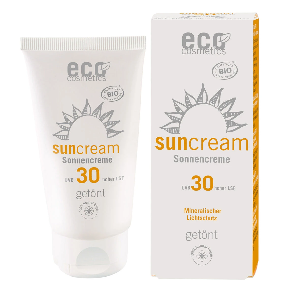 Eco Cosmetics Solkräm SPF30 Tonad Havtorn 75 ml - Solskydd ansikte