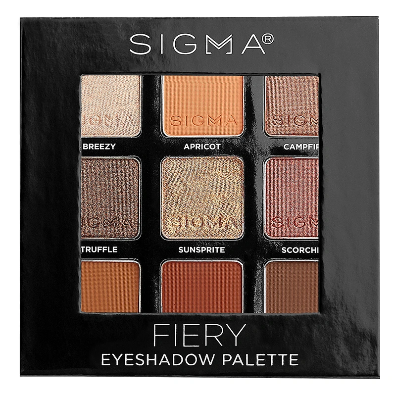 Sigma Beauty Fiery Eyeshadow Palette - Ögonskuggspalett