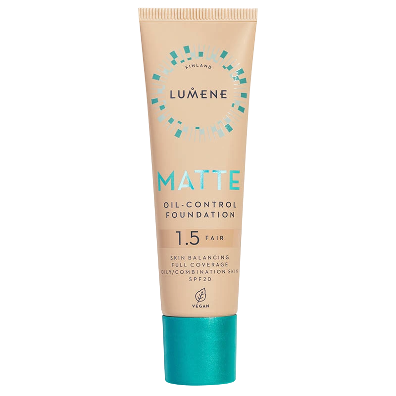 Lumene Matte Oil-Control Foundation SPF 20 30 ml 1,5 Fair - Täckande foundation