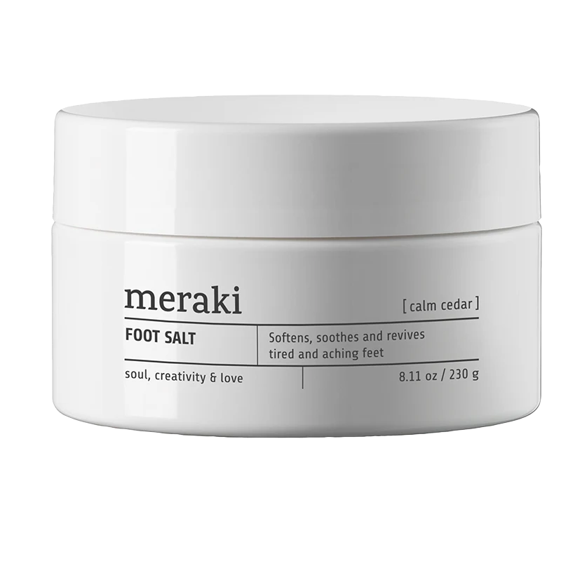 Meraki Foot salt Calm Cedar 230 g - Fotbad