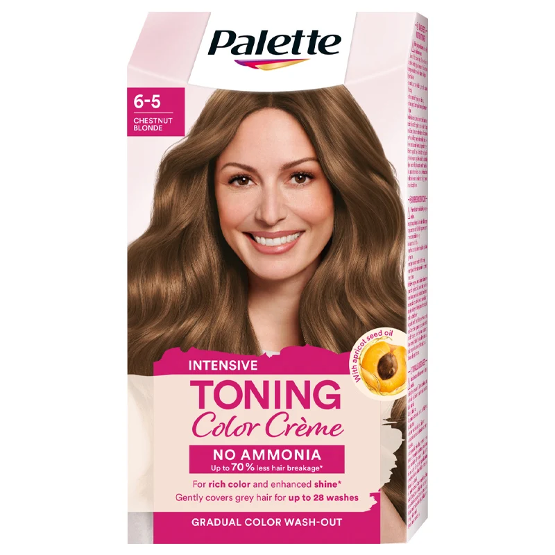 Schwarzkopf Palette Intensive Toning Color Creme 6-5 Chestnut Blonde - Hårfärg